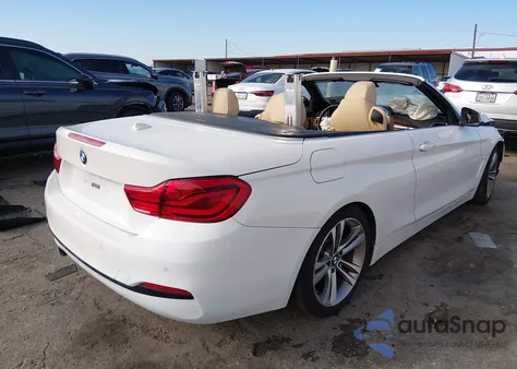 2018 BMW 430I z USA, uszkodzony, nr VIN WBA4Z1C55JEC73282